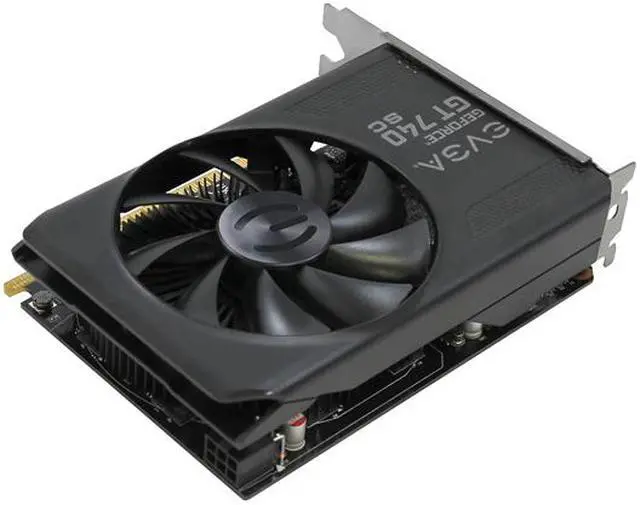 Alt view image 4 of 6 - EVGA GeForce GT 740 2GB GDDR5 PCI Express 3.0 x16 Graphics Card 02G-P4-3747-KR