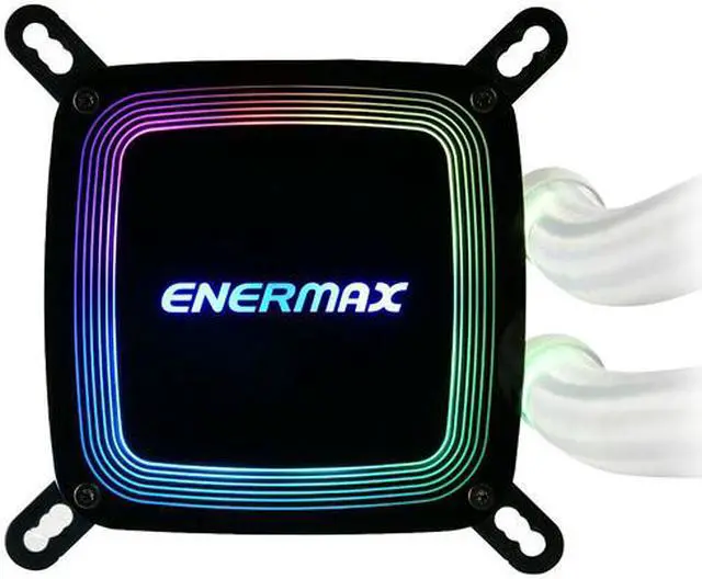 Alt view image 4 of 6 - Enermax AQUAFUSION 120 ARGB White, All-in-one CPU Liquid Cooler for AM4 & AM5 / LGA 1700/1200/1151, 120mm Radiator, Dual-Chamber Water Block, SquaA RGB Fan - AM5 & LGA1700 Compatible
