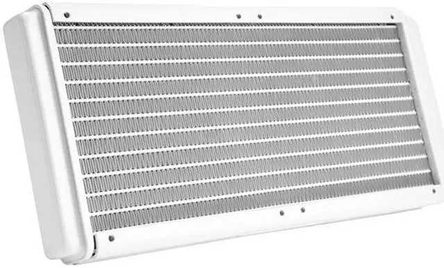 Alt view image 3 of 7 - Enermax AQUAFUSION 240 ARGB White, All-in-one CPU Liquid Cooler for AM4 & AM5 / LGA 1700/1200/1151, 240mm Radiator, Dual-Chamber Water Block, SquaA RGB Fan - AM5 & LGA1700 Compatible