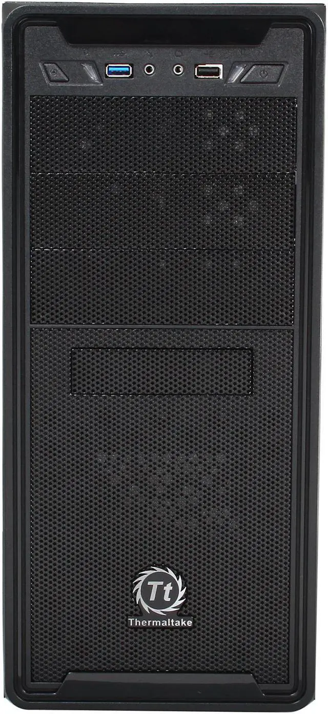 Alt view image 2 of 9 - Thermaltake Versa II VO700A1N3N Black SGCC / Plastic ATX Mid Tower Computer Case