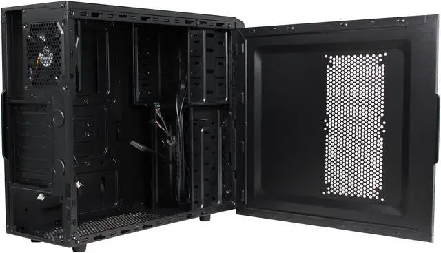 Alt view image 5 of 9 - Thermaltake Versa II VO700A1N3N Black SGCC / Plastic ATX Mid Tower Computer Case