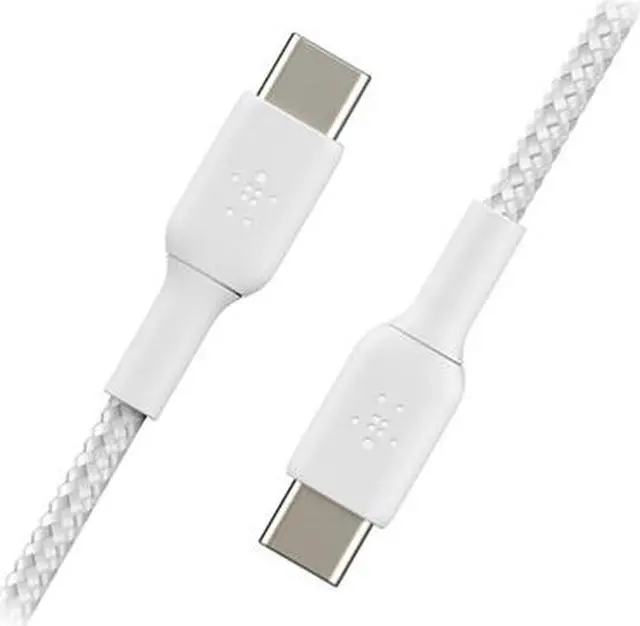 Alt view image 2 of 5 - BOOSTCHRG USBC/USBC CABBRAID 1M WHT