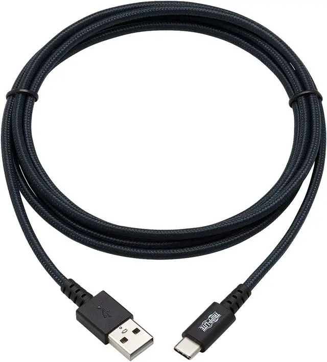 Alt view image 2 of 5 - Tripp Lite Heavy Duty USB-A to USB C Charging Sync Cable for Androids M/M 6ft