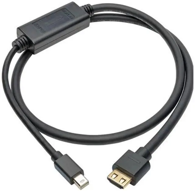 Alt view image 2 of 5 - Tripp Lite P586-006-HD-V4A HDMI/Mini DisplayPort Audio/Video Cable - 6 ft HDMI/Mini DisplayPort A/V Cable for Monitor, Audio/Video Device, TV, Projector, Computer, Graphics Card, PC, Notebook, Digital