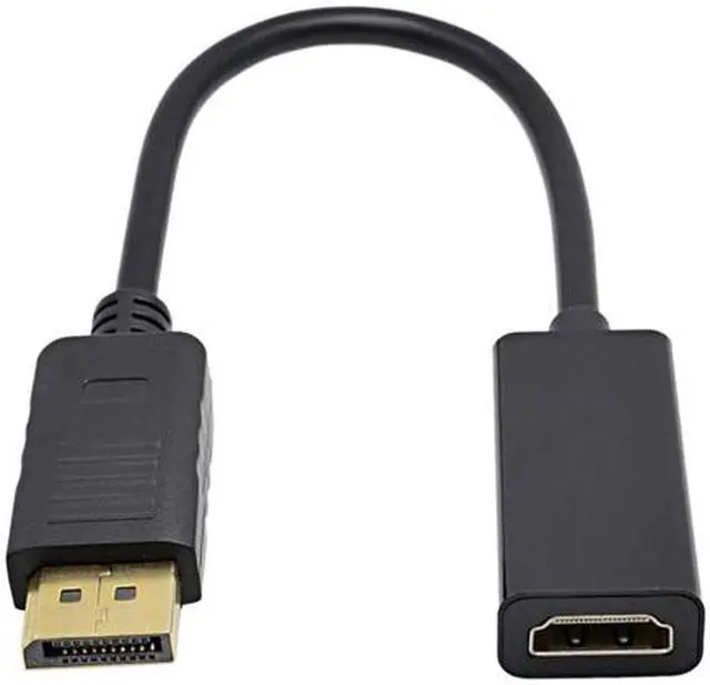 Alt view image 2 of 5 - Corn DisplayPort Male to HDMI Female Converter Adapter M/F HD 1080P AV Converter for Lenovo Dell HP and other Brand