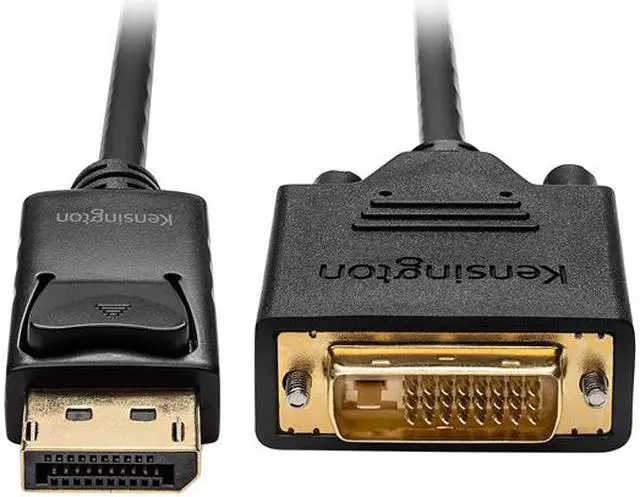 Alt view image 3 of 4 - Kensington Displayport 1.1 (M) To Dvi-D (M) Passive Unidirectional Cable 6Ft