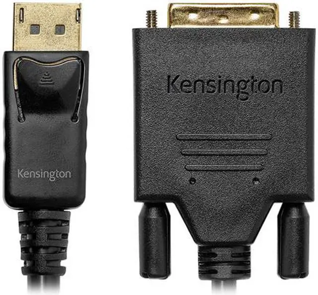 Alt view image 4 of 4 - Kensington Displayport 1.1 (M) To Dvi-D (M) Passive Unidirectional Cable 6Ft