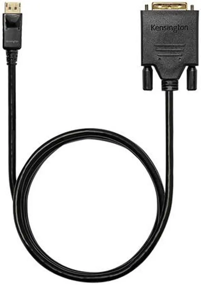 Alt view image 2 of 4 - Kensington Displayport 1.1 (M) To Dvi-D (M) Passive Unidirectional Cable 6Ft