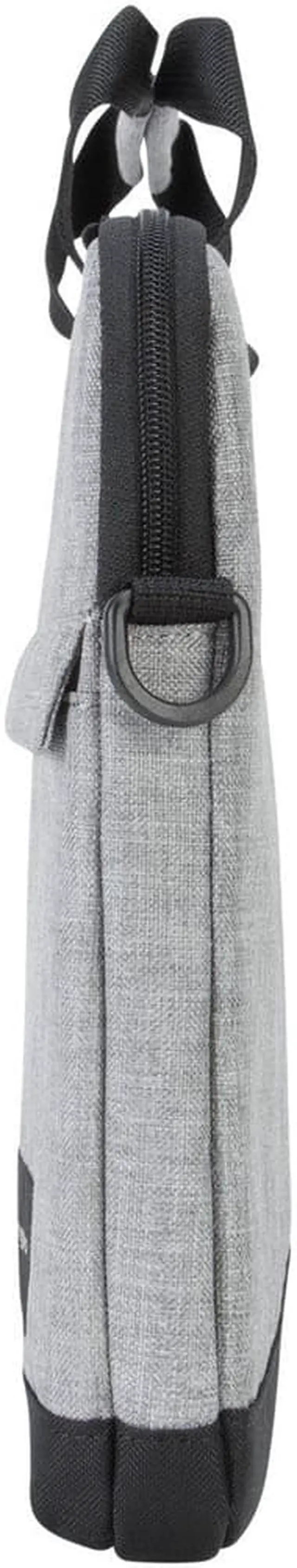 Alt view image 8 of 8 - Targus Strata TSS63204US Carrying Case (Sleeve) for 15.6" Notebook - Pewter, Gray - Damage Resistant Interior - Polyester Body - Shoulder Strap, Handle - 2.2" Height x 10.4" Width x 13.3" Depth