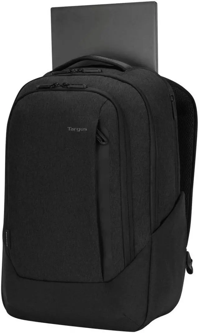 Alt view image 9 of 9 - Targus Cypress Hero TBB586GL Carrying Case (Backpack) with EcoSmart for 15.6" Notebook - Black - 12" Height x 19.7" Width x 5.3" Depth - 5.28 gal Volume Capacity
