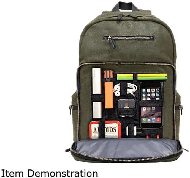 Alt view image 3 of 4 - Cocoon Urban Adventure Carrying Case (Backpack) for 16" Notebook - Army Green