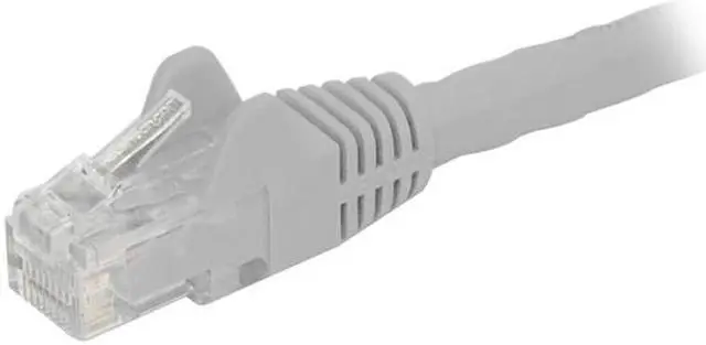 Alt view image 2 of 2 - StarTech N6PATCH30WH StarTech.com Cat6 Patch Cable - 30 ft - White Ethernet Cable - Snagless RJ45 Cable - Ethernet Cord - Cat 6 Cable - 30ft