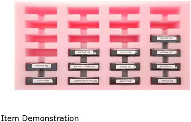 Alt view image 4 of 9 - ProStorage IMA904800F005 Foam Storage for 24 Hard Drives Pink