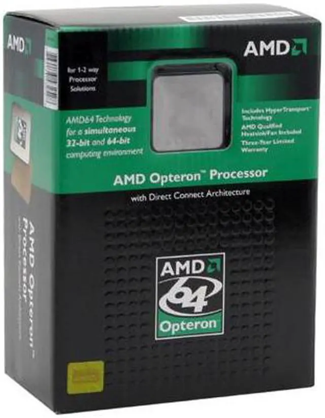 Main image of AMD Opteron 275 (WOF) - Opteron Italy Dual-Core 2.2 GHz Socket 940 Processor - OSA275CBWOF