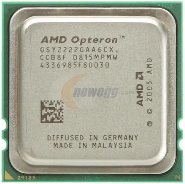 Alt view image 2 of 3 - AMD Opteron 2222SE Santa Rosa 3.0 GHz 2 x 1MB L2 Cache Socket F 119W OSY2222GAA6CX Processor - OEM