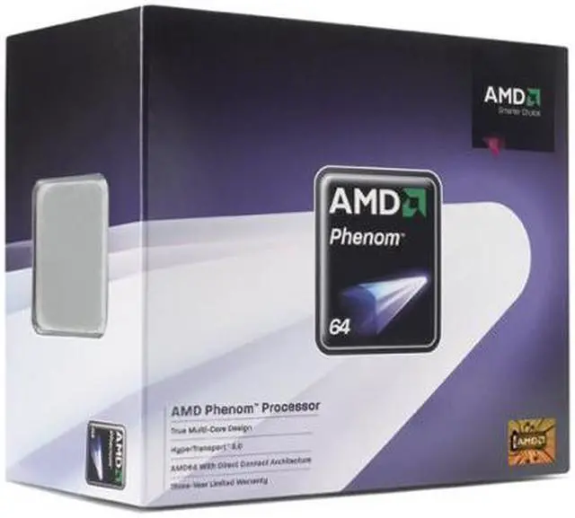 Main image of AMD Phenom 9600 - Phenom X4 Agena Quad-Core 2.3 GHz Socket AM2+ 95W Processor - HD9600WCGDBOX