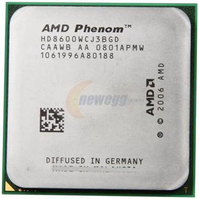 Alt view image 2 of 4 - AMD Phenom 8600 - Phenom X3 Toliman Triple-Core 2.3 GHz Socket AM2+ Processor - HD8600WCJ3BGD - OEM