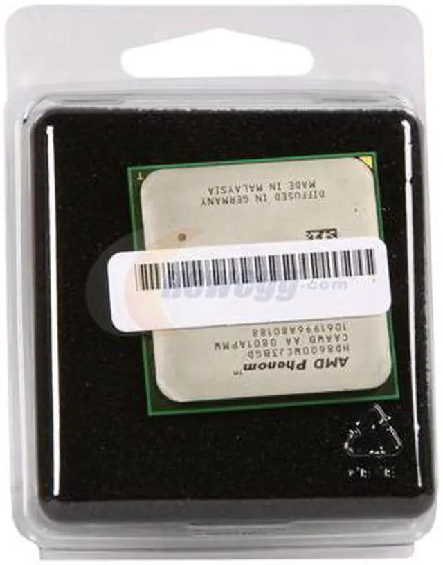 Alt view image 4 of 4 - AMD Phenom 8600 - Phenom X3 Toliman Triple-Core 2.3 GHz Socket AM2+ Processor - HD8600WCJ3BGD - OEM