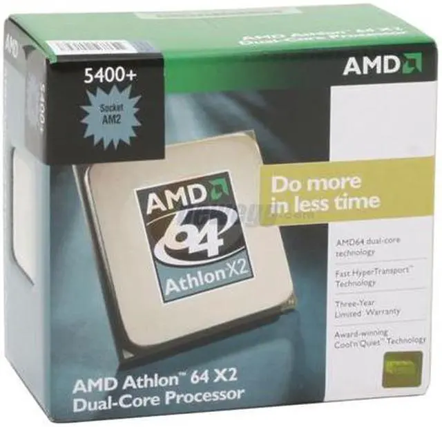 Main image of AMD Athlon X2 5400B - AMD Business Class Dual-Core 2.8 GHz Socket AM2 65W Processor - ADO540BDOBOX