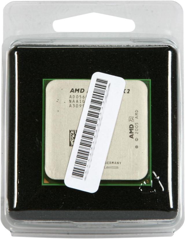 Alt view image 4 of 4 - AMD Athlon 64 X2 5600+ - Athlon 64 X2 Brisbane Dual-Core 2.9 GHz Socket AM2 65W Processor - ADO5600IAA5DO