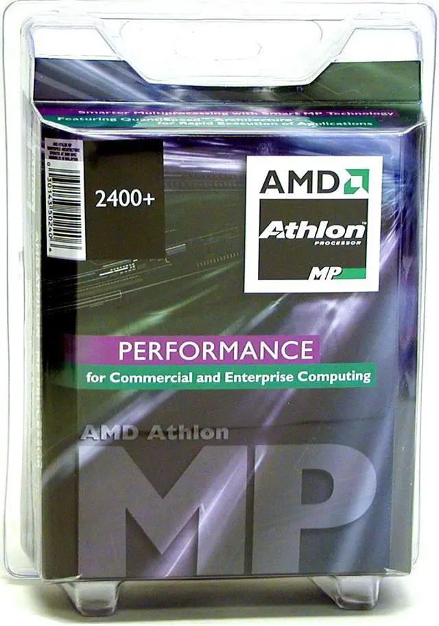 Alt view image 2 of 2 - AMD Athlon MP 2400+ - Athlon MP Thoroughbred 2.0 GHz Socket A Processor - AMSN2400BOX