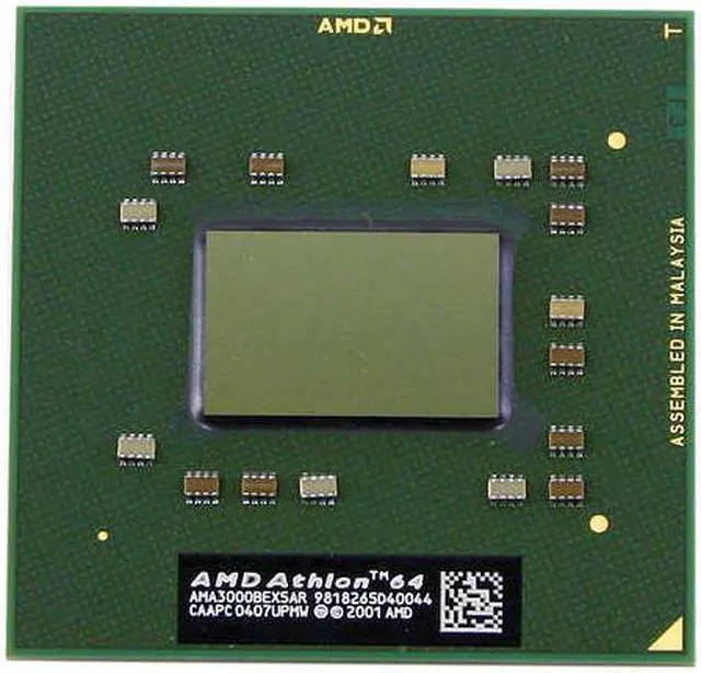 AMD Athlon 64 3000+ - Athlon 64 ClawHammer 1.8 GHz Socket 754 Processor ...