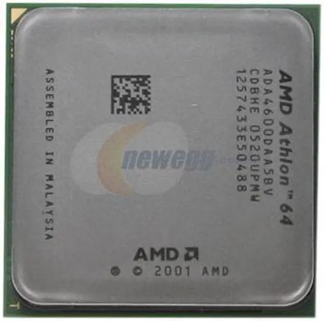 Main image of AMD Athlon 64 X2 4600+ - Athlon 64 X2 Manchester Dual-Core 2.4 GHz Socket 939 Processor - ADA4600DAA5BV - OEM