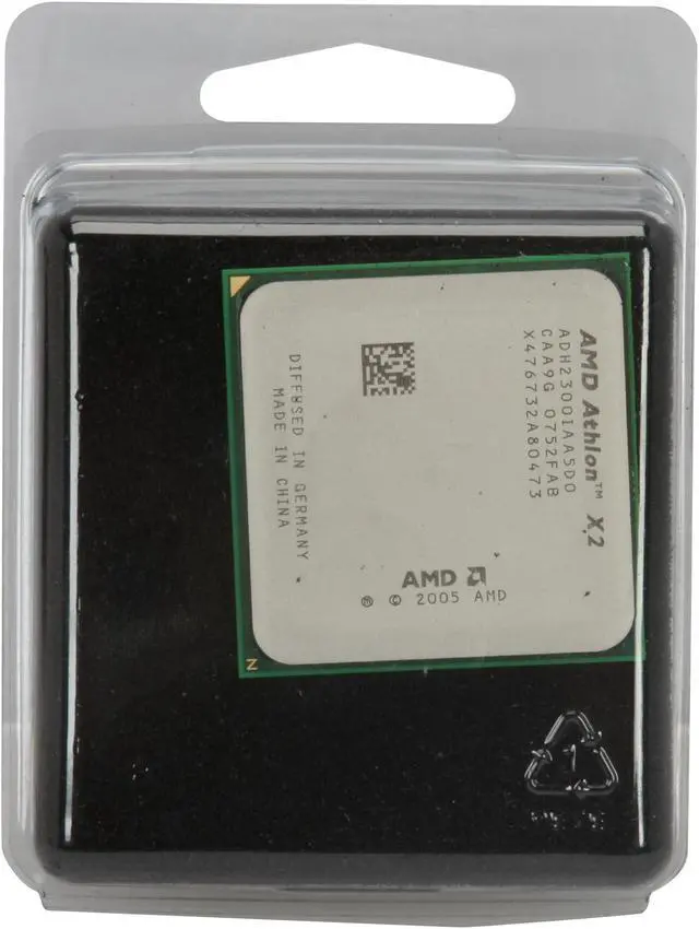 Alt view image 2 of 2 - AMD Athlon X2 BE-2300 - Athlon X2 Brisbane Dual-Core 1.9 GHz Socket AM2 45W Processor - ADH2300IAA5DO - OEM