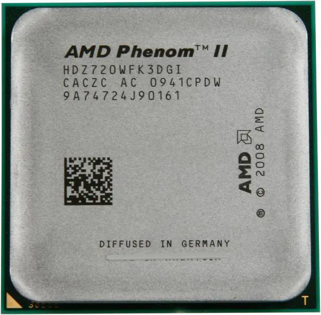 Alt view image 2 of 4 - AMD Phenom II X3 720 Black Edition - Phenom II X3 Heka Triple-Core 2.8 GHz Socket AM3 95W Processor - HDZ720WFK3DGI - OEM