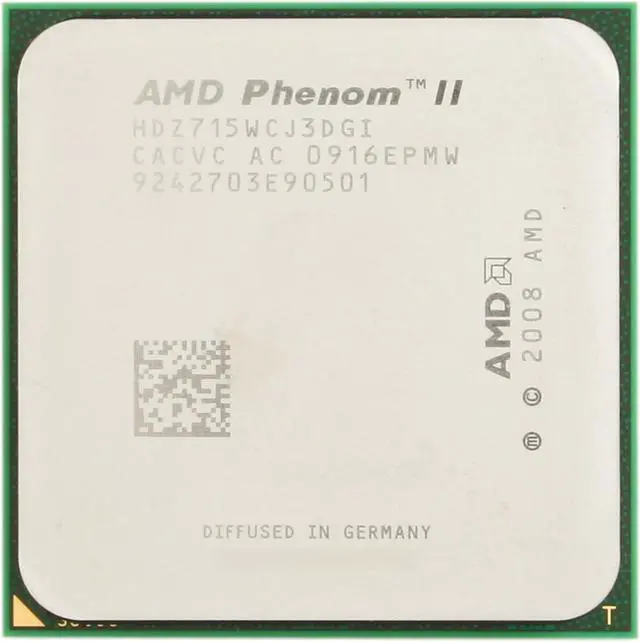 Alt view image 2 of 4 - AMD Phenom II X3 715 Black Edition - Phenom II X3 Heka Triple-Core 2.8 GHz Socket AM2+ 95W Desktop Processor - HDZ715WCJ3DGI - OEM