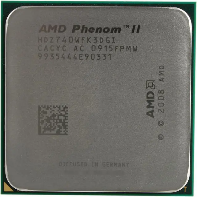 Alt view image 2 of 4 - AMD Phenom II X3 740 Black Edition - Phenom II X3 Heka Triple-Core 3.0 GHz Socket AM3 95W Desktop Processor - HDZ740WFK3DGI - OEM