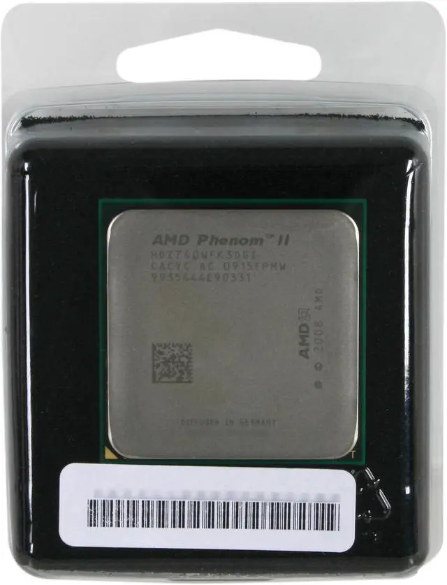 Alt view image 4 of 4 - AMD Phenom II X3 740 Black Edition - Phenom II X3 Heka Triple-Core 3.0 GHz Socket AM3 95W Desktop Processor - HDZ740WFK3DGI - OEM
