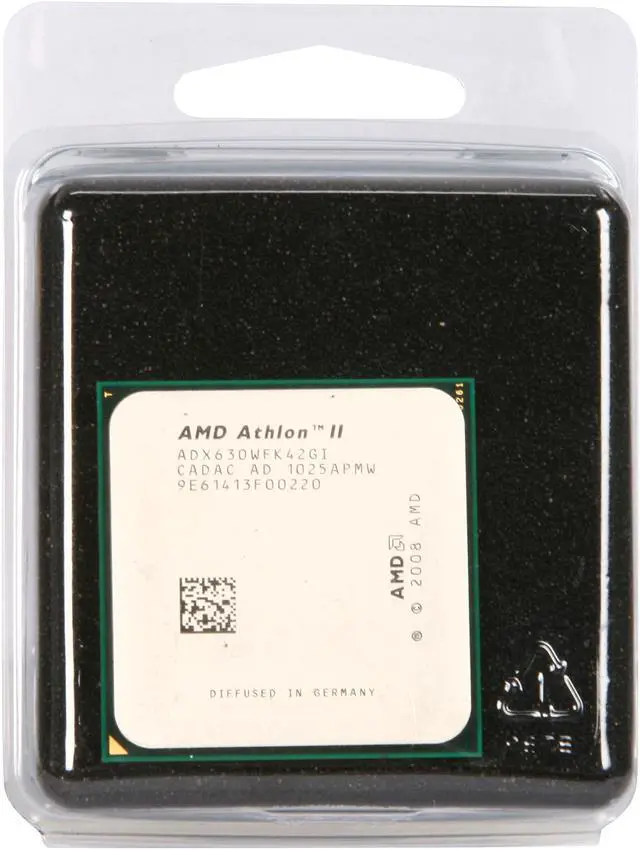 Alt view image 4 of 4 - AMD Athlon II X4 630 - Athlon II X4 Propus Quad-Core 2.8 GHz Socket AM3 95W Desktop Processor - ADX630WFK42GI - OEM