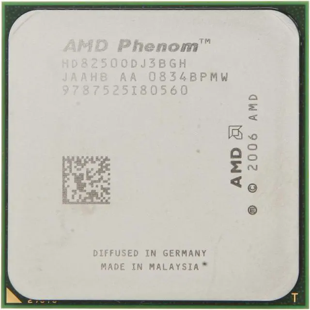 Main image of AMD Phenom X3 8250e - Phenom X3 Toliman Triple-Core 1.9 GHz Socket AM2+ 65W Processor - HD8250ODJ3BGH - OEM