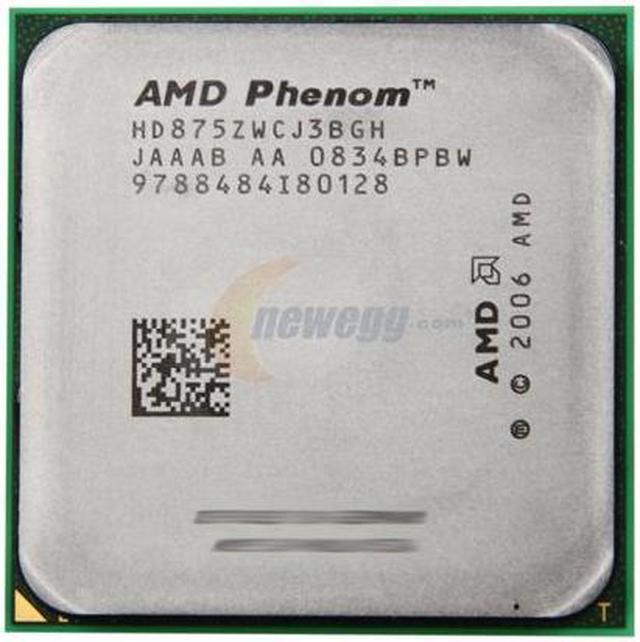 Alt view image 2 of 4 - AMD Phenom X3 8750 Black Edition - Phenom X3 Toliman Triple-Core 2.4 GHz Socket AM2+ 95W Processor - HD875ZWCJ3BGH - OEM