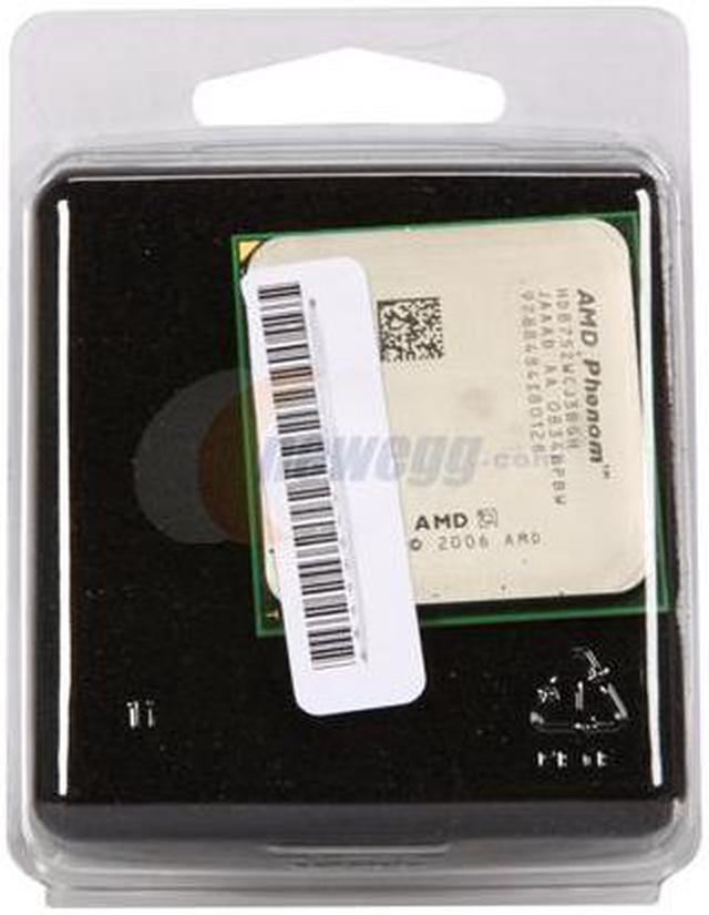 Alt view image 4 of 4 - AMD Phenom X3 8750 Black Edition - Phenom X3 Toliman Triple-Core 2.4 GHz Socket AM2+ 95W Processor - HD875ZWCJ3BGH - OEM