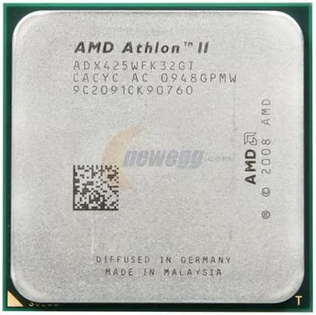 Alt view image 2 of 4 - AMD Athlon II X3 425 - Athlon II X3 Triple-Core 2.7 GHz Socket AM3 95W Processor - ADX425WFK32GI - OEM