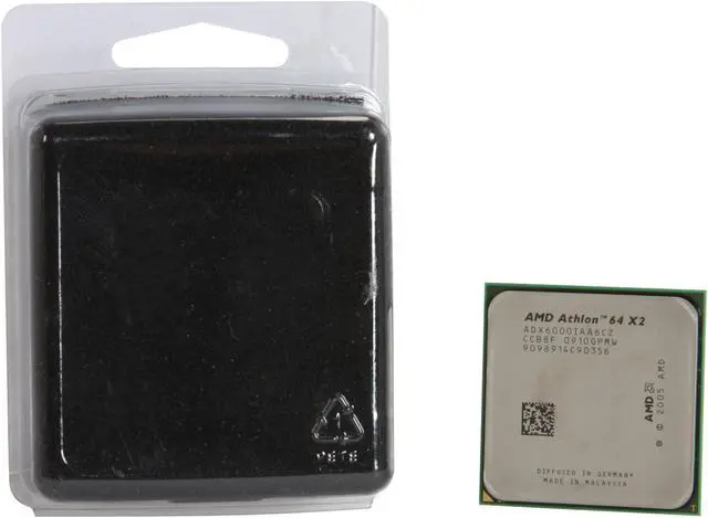 Alt view image 3 of 3 - AMD Athlon 64 X2 6000+ - Athlon 64 X2 Windsor Dual-Core 3.0 GHz Socket AM2 125W Processor - ADX6000IAA6CZ - OEM