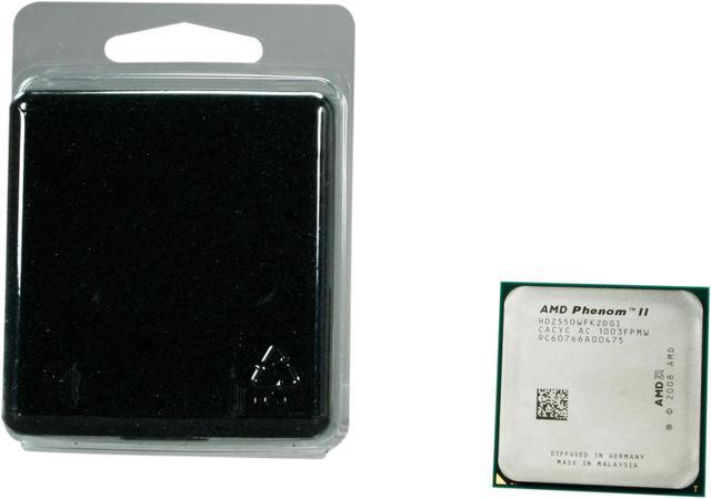 Alt view image 4 of 4 - AMD Phenom II X2 550 Black Edition - Phenom II X2 Callisto Dual-Core 3.1 GHz Socket AM3 80W Desktop Processor - HDZ550WFK2DGI - OEM