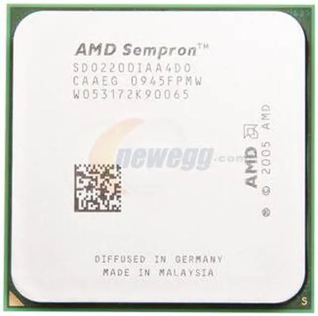 Alt view image 2 of 4 - AMD Sempron X2 2200 - Sempron X2 Dual-Core 2.0 GHz Socket AM2 65W Processor - SDO2200IAA4DO - OEM