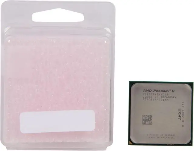 Alt view image 4 of 4 - AMD Phenom II X6 1035T - Phenom II X6 Thuban 6-Core 2.6 GHz Socket AM3 95W Desktop Processor - HDT35TWFK6DGR - OEM