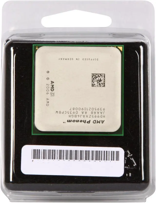 Alt view image 4 of 4 - AMD Phenom X4 9950 Black Edition - Phenom X4 Agena Quad-Core 2.6 GHz Socket AM2+ 125W Desktop Processor - HD995ZXAJ4BGH - OEM
