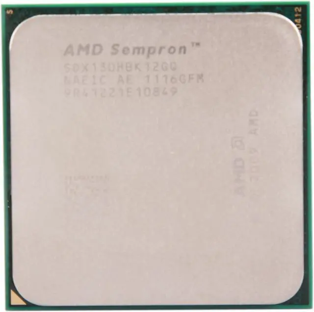 Alt view image 2 of 4 - AMD Sempron 130 - Sempron Sargas Single-Core 2.6 GHz Socket AM3 45W Desktop Processor - SDX130HBK12GQ - OEM