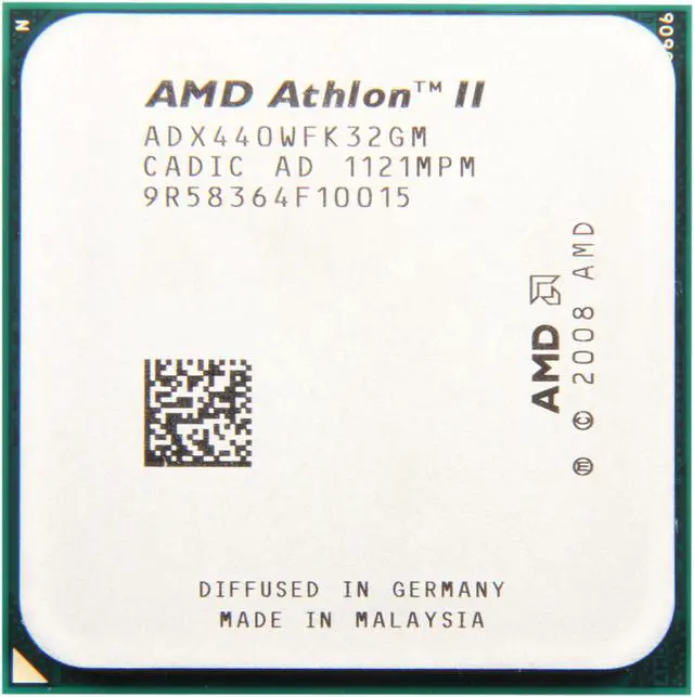 Alt view image 2 of 4 - AMD Athlon II X3 440 - Athlon II X3 Rana Triple-Core 3.0 GHz Socket AM3 95W Desktop Processor - ADX440WFK32GM - OEM