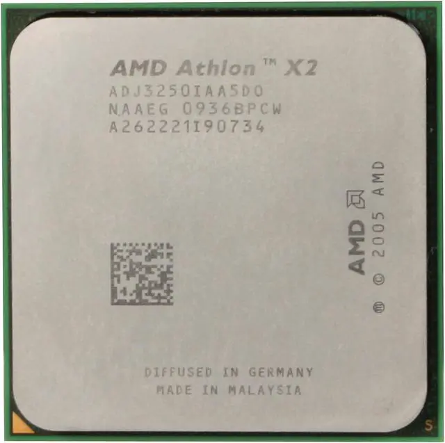 Alt view image 2 of 4 - AMD Athlon 64 X2 3250e - Athlon 64 X2 Brisbane Dual-Core 1.5 GHz Socket AM2 22W Desktop Processor - ADJ3250IAA5DO
