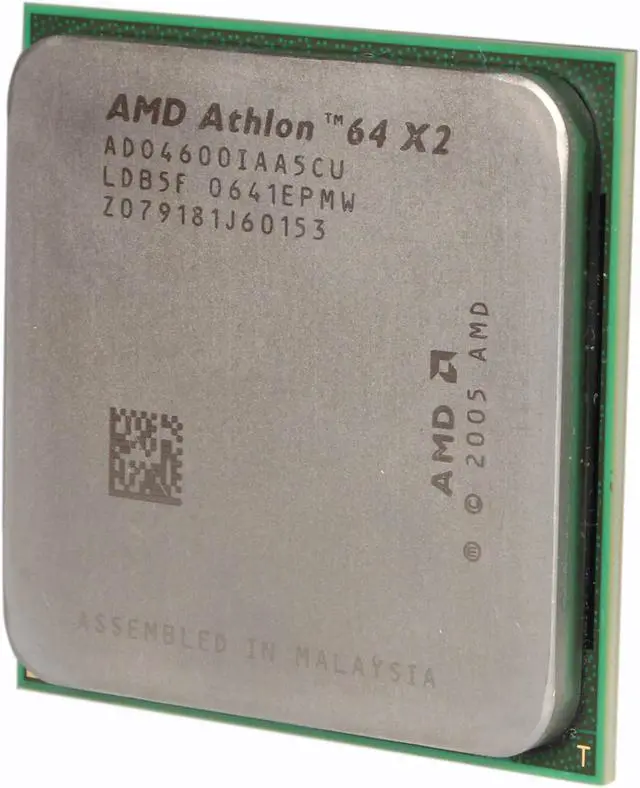Main image of AMD Athlon 64 X2 4600+ - Athlon 64 X2 Windsor Dual-Core 2.4 GHz Socket AM2 Processor - ADO4600IAA5CU