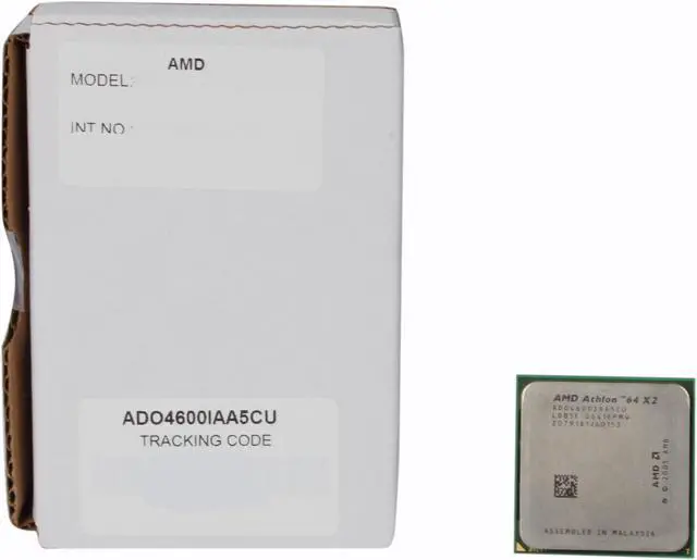 Alt view image 4 of 4 - AMD Athlon 64 X2 4600+ - Athlon 64 X2 Windsor Dual-Core 2.4 GHz Socket AM2 Processor - ADO4600IAA5CU