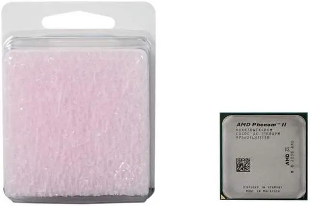 Alt view image 4 of 4 - AMD Phenom II X4 830 - Phenom II X4 Deneb Quad-Core 2.8 GHz Socket AM3 95W Desktop Processor - HDX830WFK4DGM - OEM