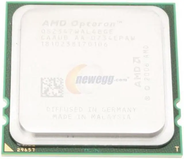 Alt view image 2 of 3 - AMD Opteron 2347 - Opteron Barcelona Quad-Core 1.9 GHz Socket F Processor - OS2347WAL4BGE - OEM
