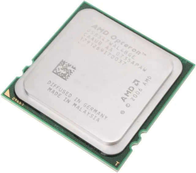 Alt view image 2 of 3 - AMD Opteron 8347 - Opteron Barcelona Quad-Core 1.9 GHz Socket F Processor - OS8347WAL4BGE - OEM